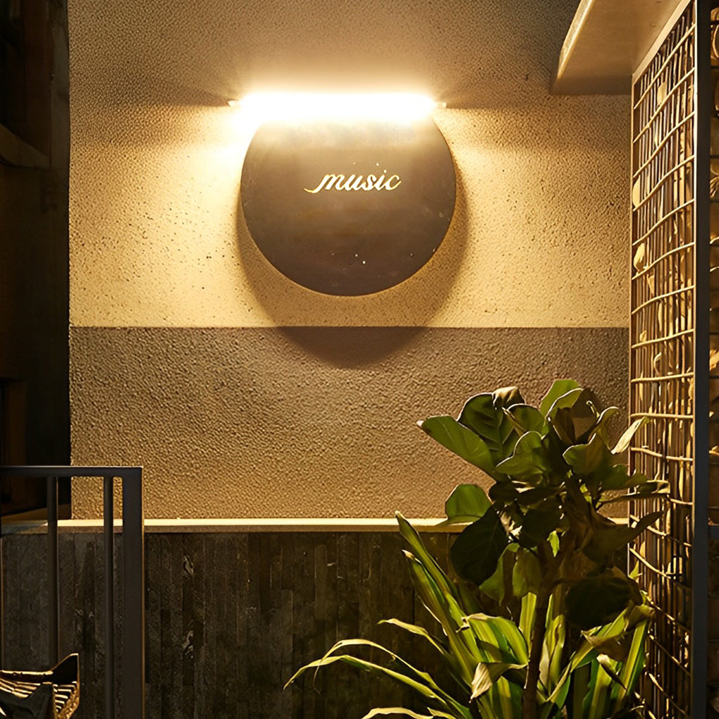 Rectangular Adjustable Waterproof LED Solar Wall Lamp