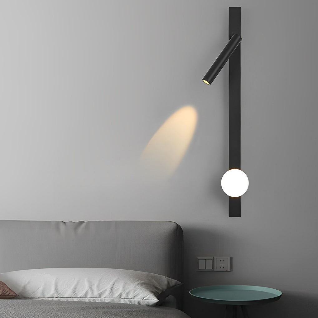 Adjustable Minimalist Electroplated LED Wall Lamp