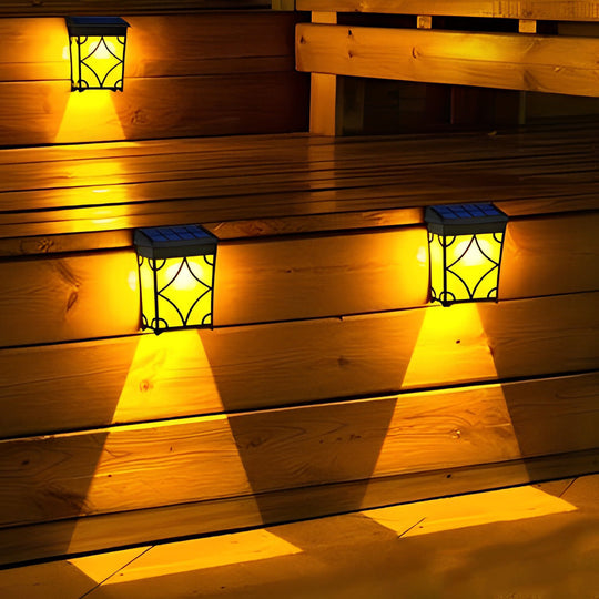 Solar LED RGB Motion Sensor Outdoor Waterproof Wall Lights