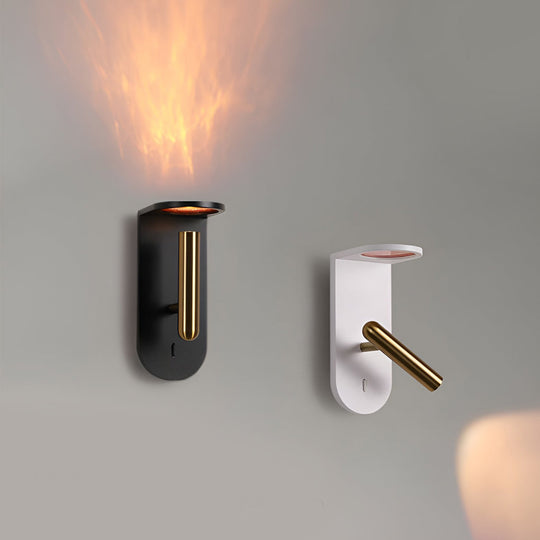 Creative 3W LED Flame Effect Nordic Wall Lamp