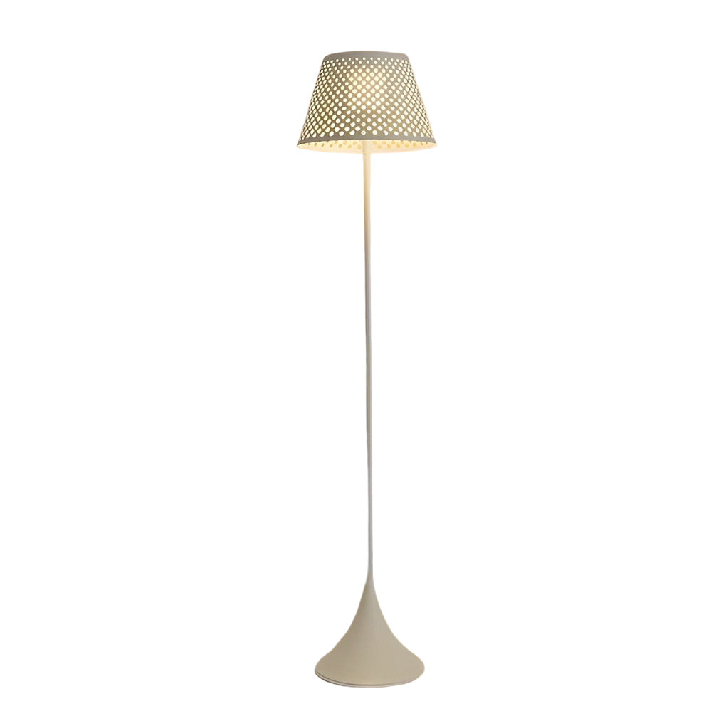 1-Light Mesh Outdoor Floor Lamp