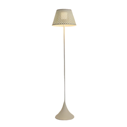 1-Light Mesh Outdoor Floor Lamp