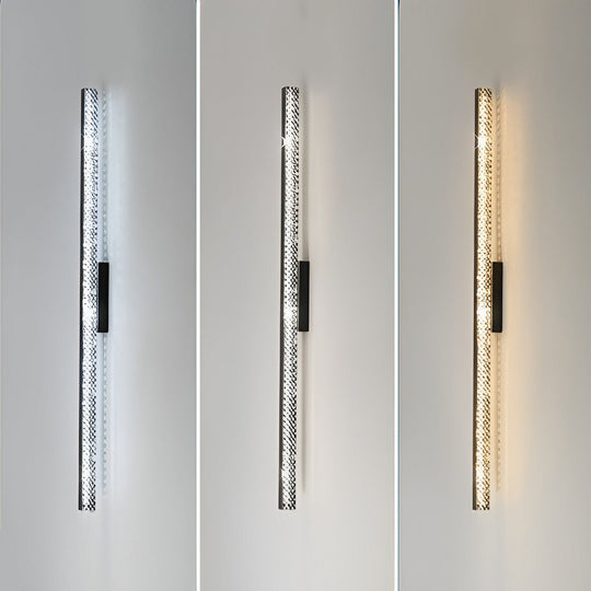 41-Inch Long Linear Acrylic Brilliant Sword LED Wall Sconce