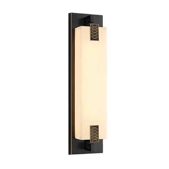 Outdoor Waterproof LED Copper Retro Exterior Wall Lights Sconces