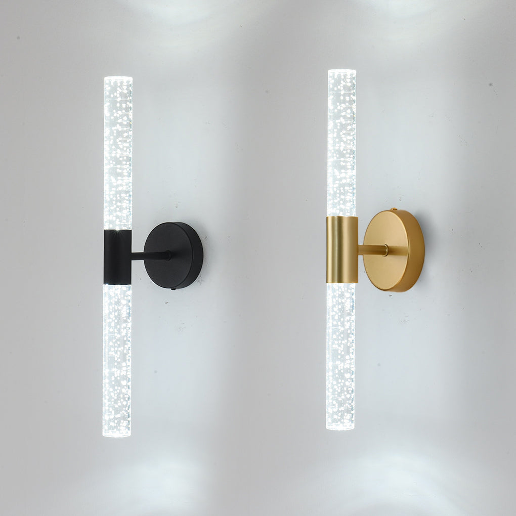 Nordic Cylinder LED Wall Lamp – Iron & Acrylic Wall Sconce