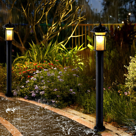 Classic Old England Style Waterproof LED Garden Lamp