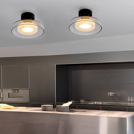 Creative Round Glass Post-Modern LED Wall Lamp