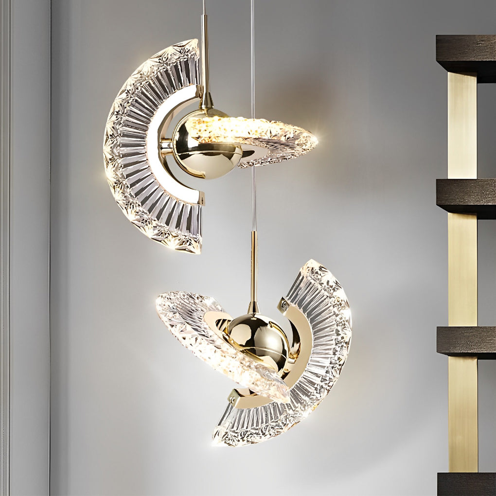 Adjustable Circle LED Nordic Pendant Light – Modern Hanging Lamp