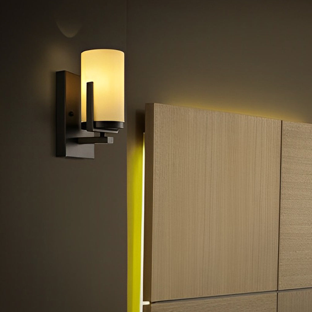 Glass Candlestick Retro Industrial LED Wall Lamp