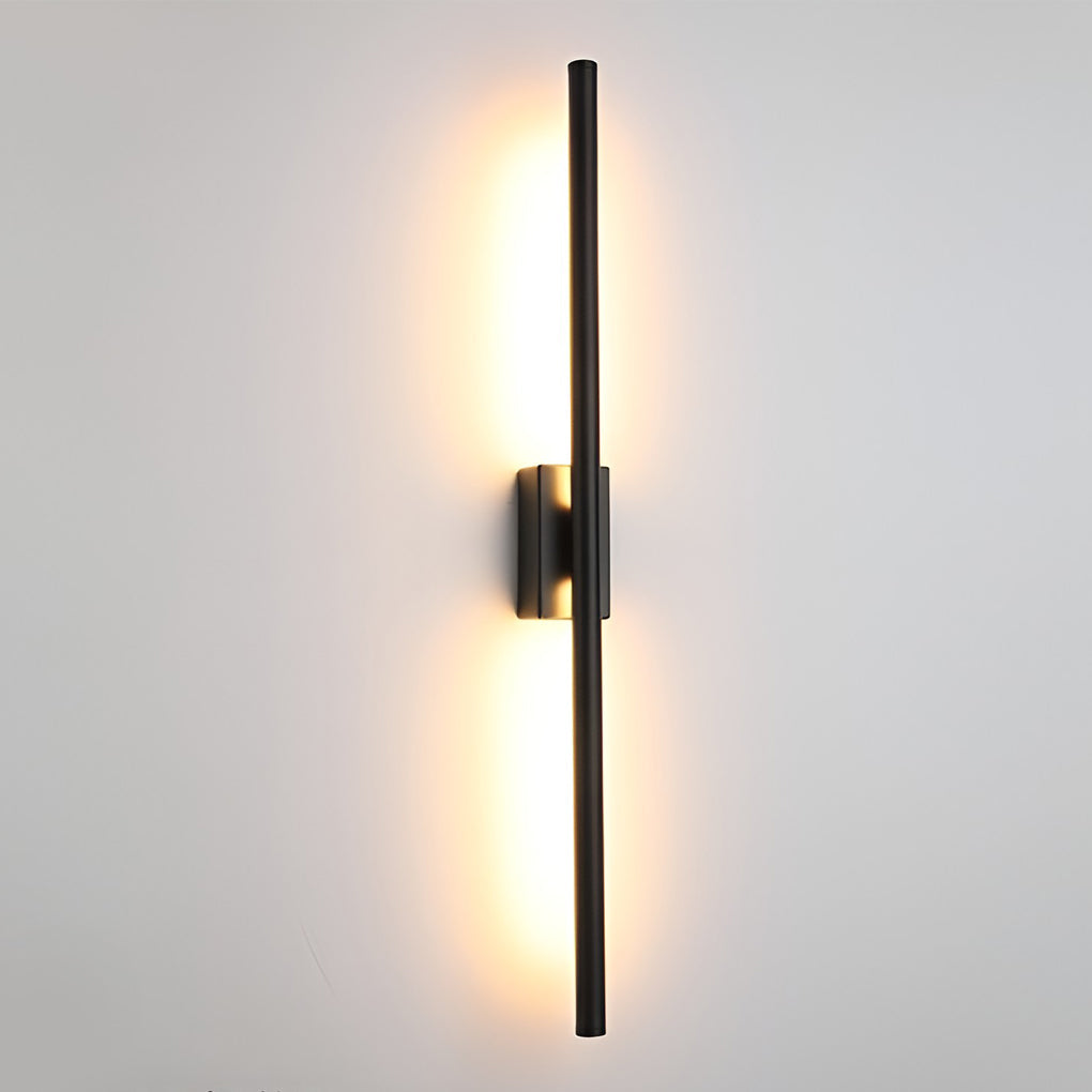 Electroplated Metal Linear LED Wall Sconce
