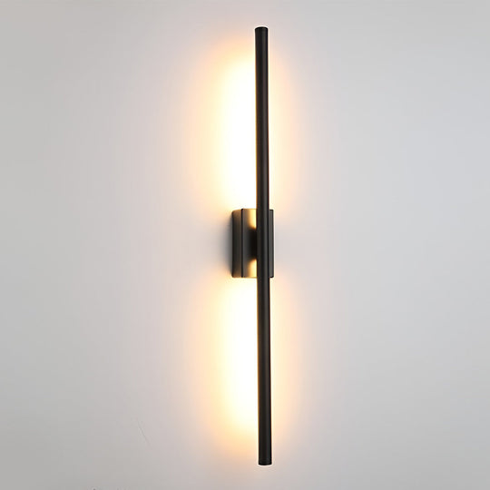 Electroplated Metal Linear LED Wall Sconce