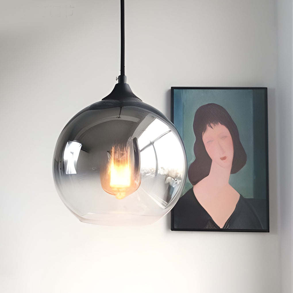 Globe – Modern Glass LED Pendant Light for Kitchen and Dining Room