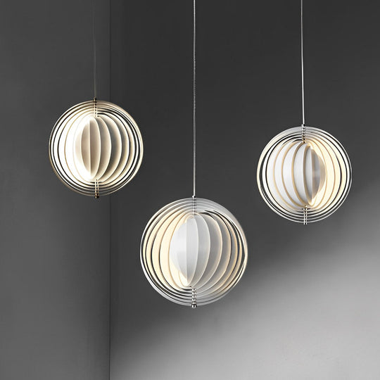 360° Rotatable Metal Creative White Nordic Pendant Light