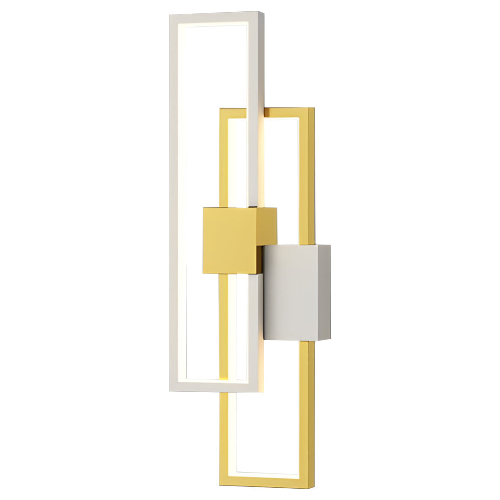Rectangular Three-Color LED Nordic Wall Lamp