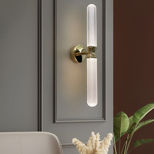 Minimalist Strip LED Wall Sconce with 3-Step Dimming