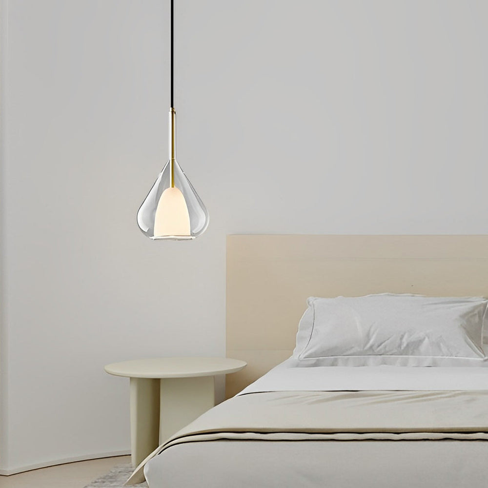 Raindrop Creative Double Layers Glass Nordic Pendant Light