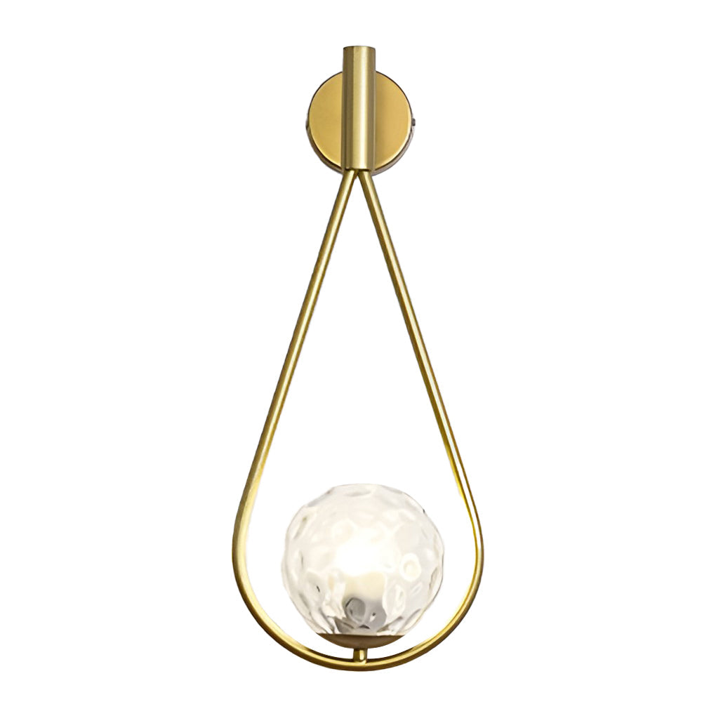 Water Drop Shaped LED Nordic Wall Lamp – Modern Wall Sconce
