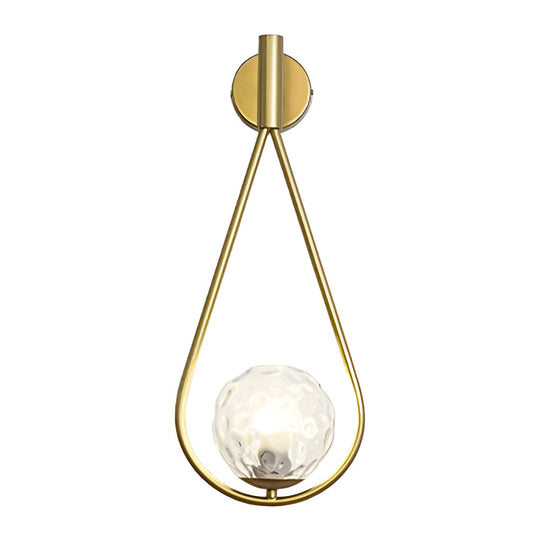 Water Drop Shaped LED Nordic Wall Lamp – Modern Wall Sconce