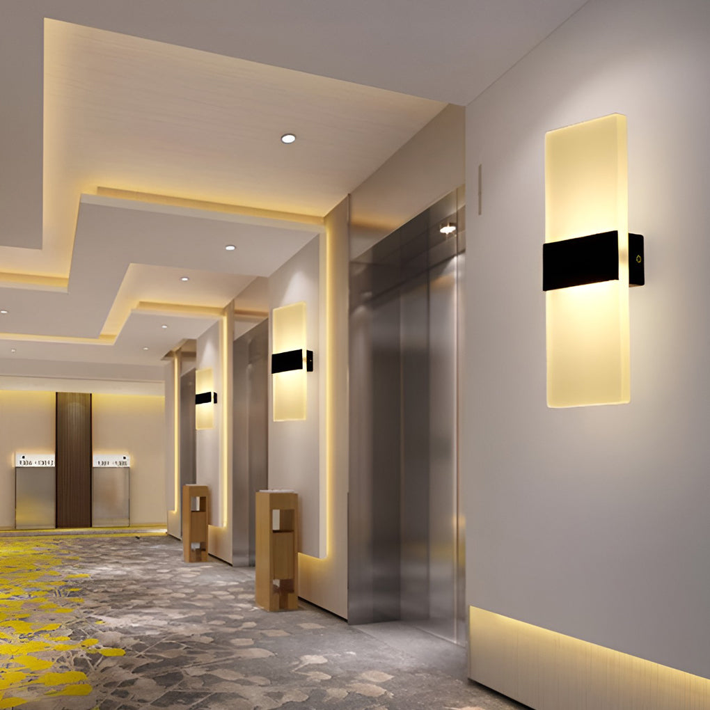 Rectangular Acrylic 6W LED Modern Wall Sconce