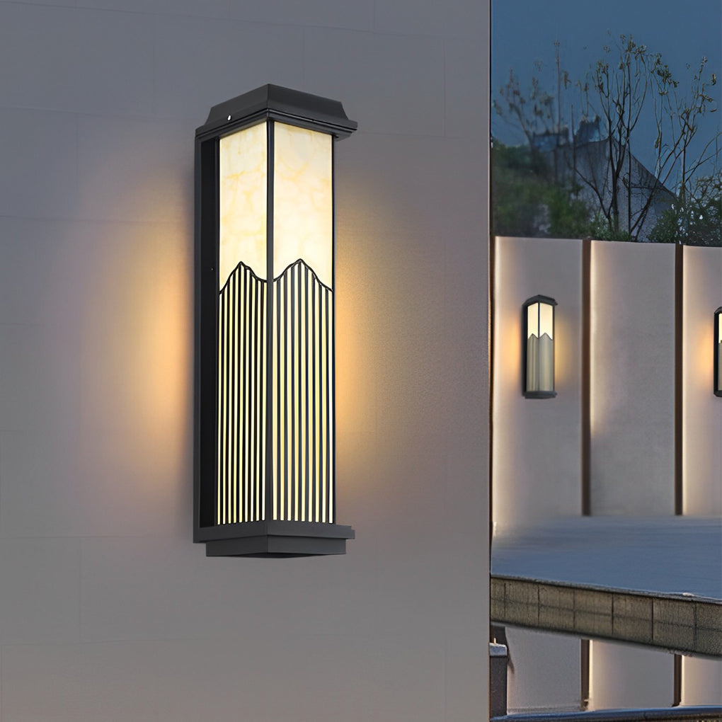 Solar Powered Waterproof Outdoor Wall Light with Remote