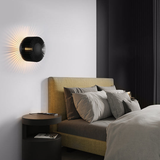 Round Sun Flowers LED Modern Decorative Wall Light