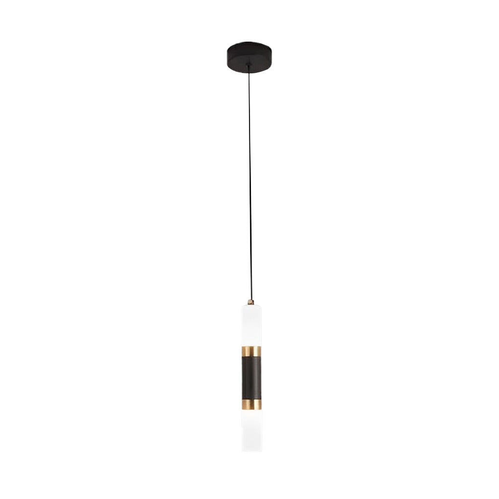 Personality Minimalist LED Black Nordic Pendant Light for Kitchen Island