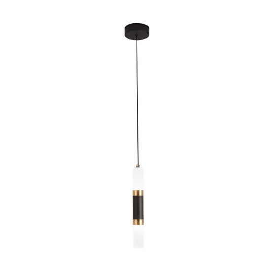 Personality Minimalist LED Black Nordic Pendant Light for Kitchen Island