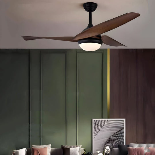 52-Inch 3-Blade LED Ceiling Fan with Remote Control