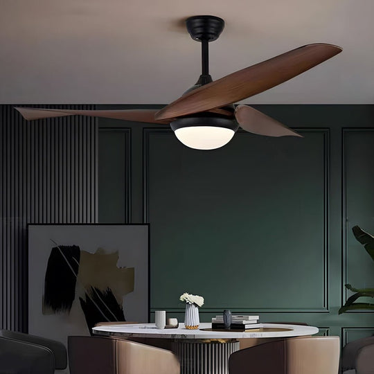 52-Inch 3-Blade LED Ceiling Fan with Remote Control