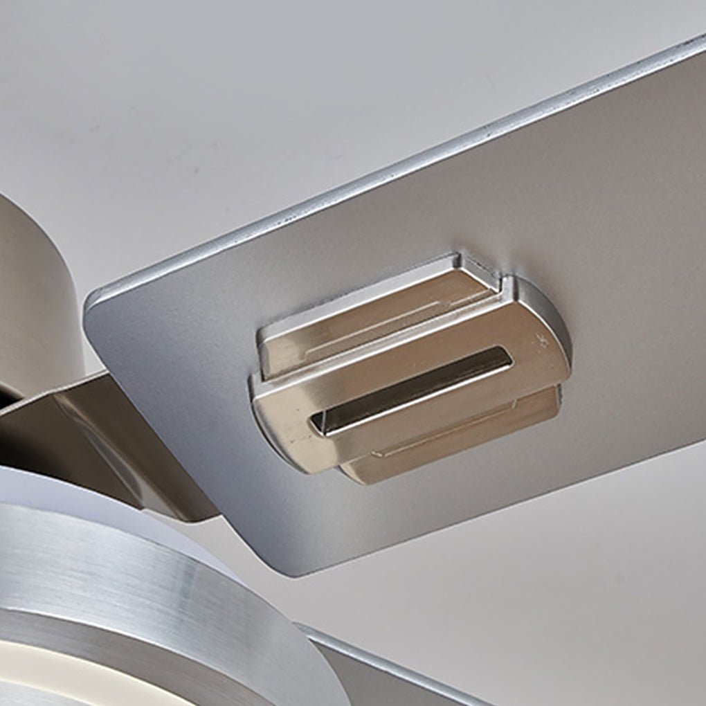 52 Inch Nordic Ceiling Fan with Remote Control and Frequency Conversion
