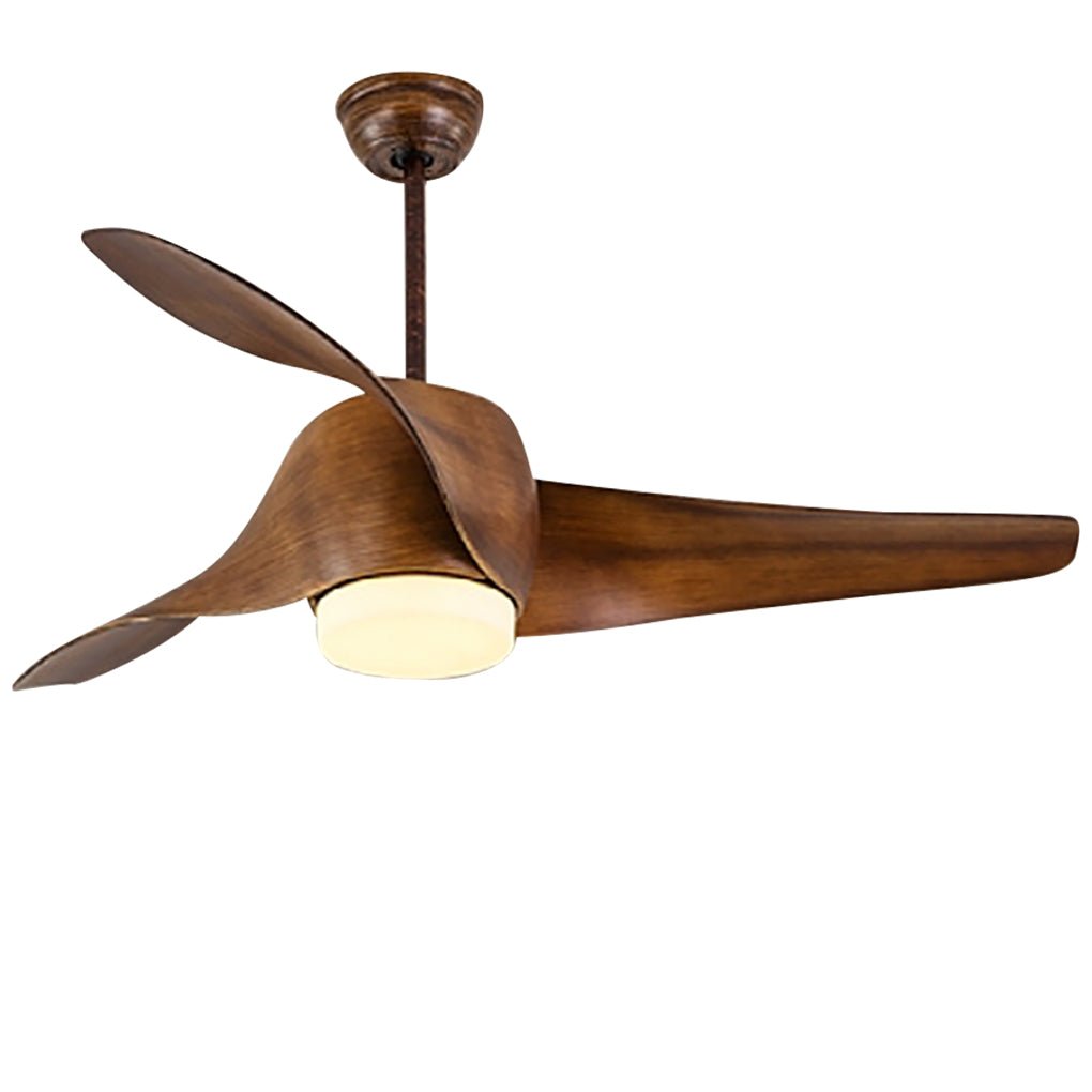 52 Inch Ceiling Fan with Remote, Timer, and Three Color Dimming LED Light