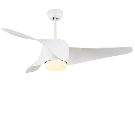 52 Inch Ceiling Fan with Remote, Timer, and Three Color Dimming LED Light