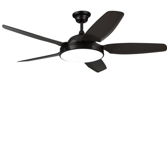 52" Wooden Ceiling Fan with LED Light and Remote