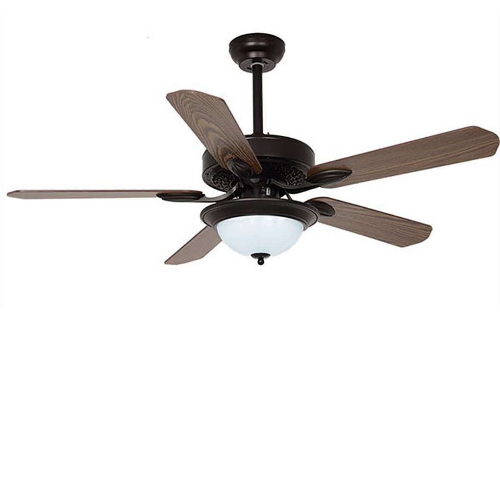 52 Inch Variable Frequency Ceiling Fan with LED Light and Remote Control