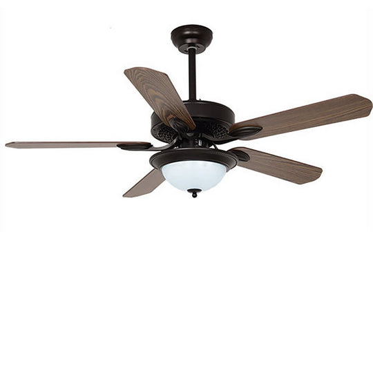 52 Inch Variable Frequency Ceiling Fan with LED Light and Remote Control