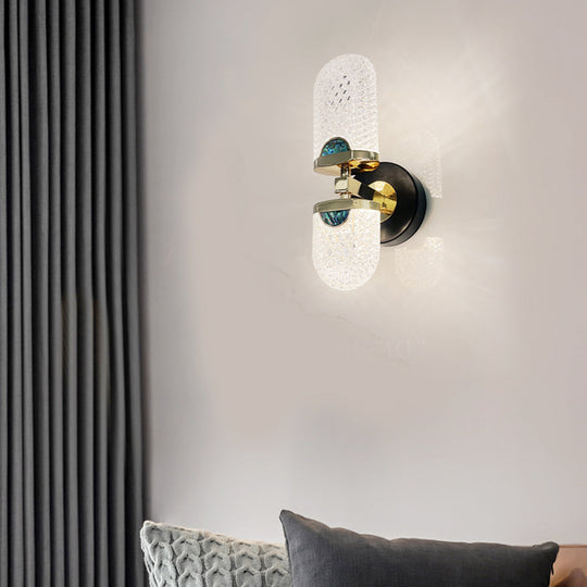 Creative LED Wall Sconce with Up & Down Light Effect – Three Step Dimming