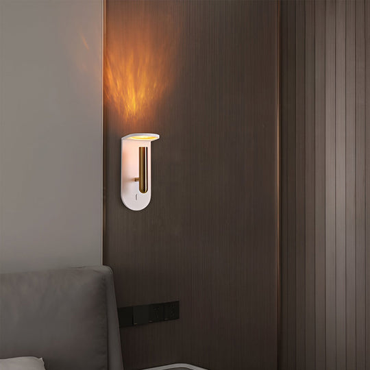 Creative 3W LED Flame Effect Nordic Wall Lamp