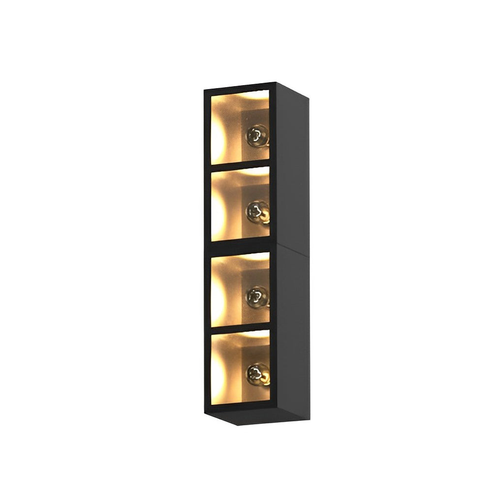 Waterproof Creative Square Combination Wall Lamp with Flowerpot