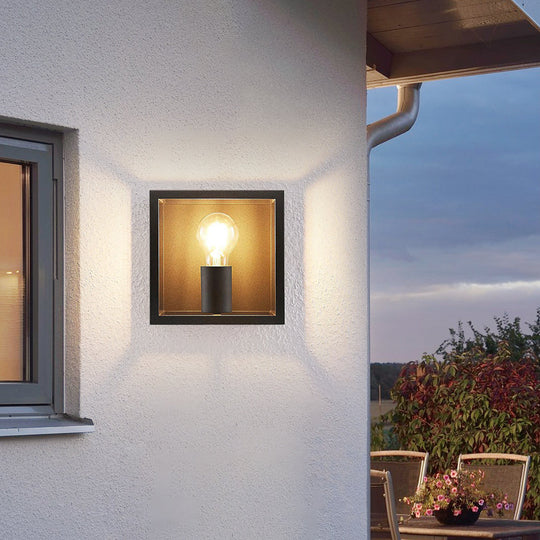 Square Frame Decorative Modern Wall Sconce Lighting