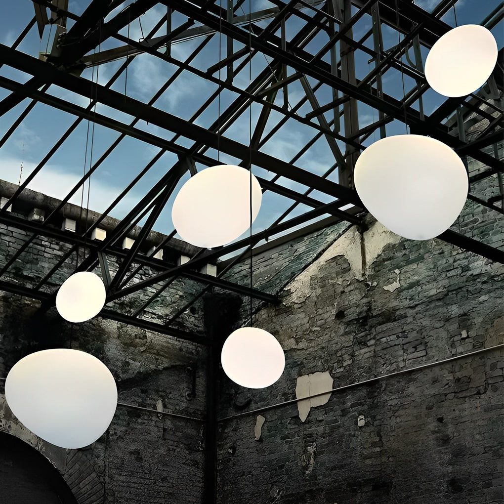Creative Glass Round Ball LED Modern Pendant Light