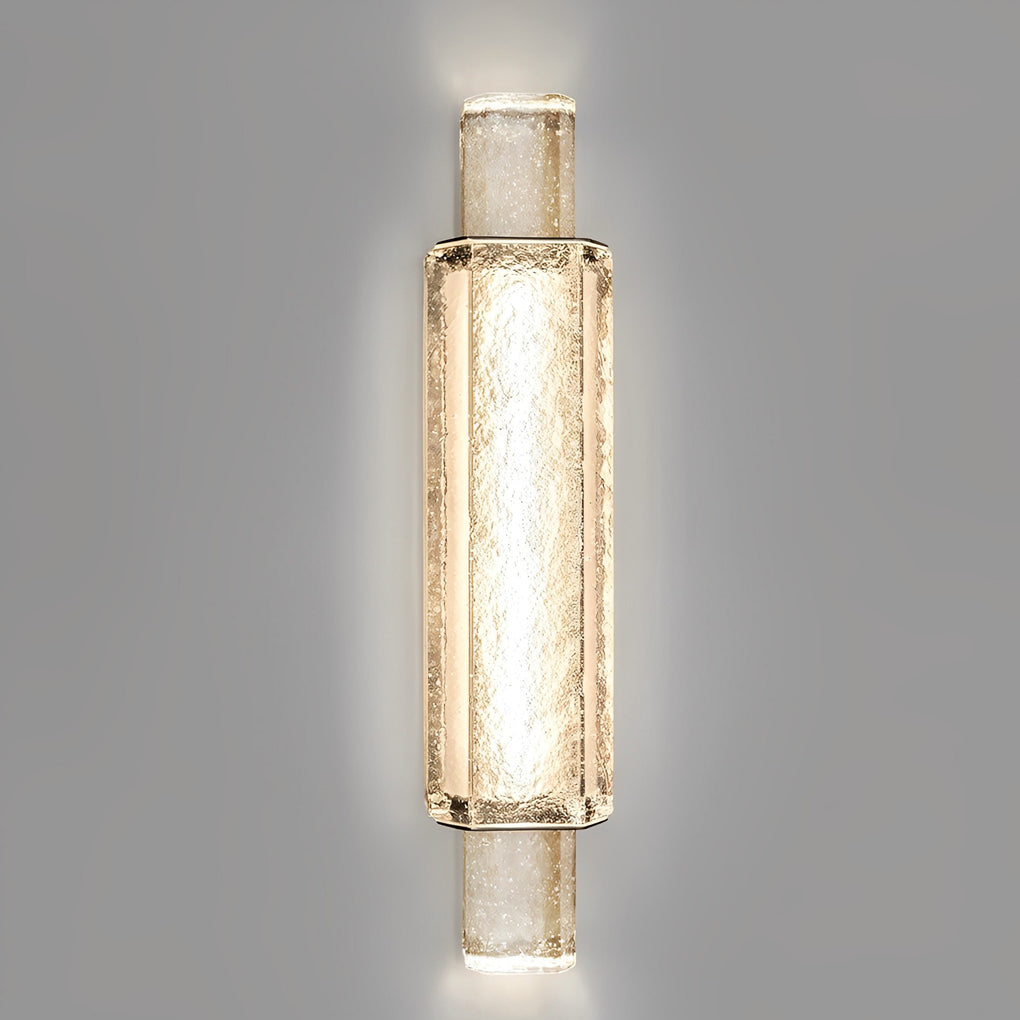 Electroplated Crystal Glass Postmodern LED Wall Lamp