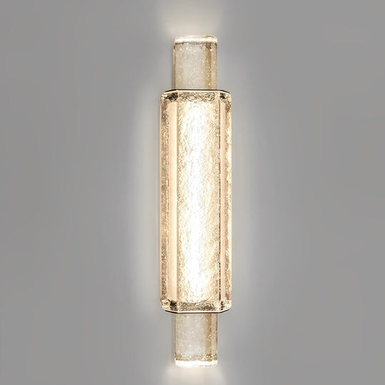 Electroplated Crystal Glass Postmodern LED Wall Lamp