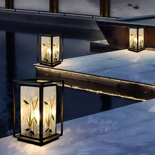 Artistic Solar LED Pathway Light with Pattern