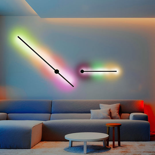 Remote Control RGB LED Linear Wall Sconce