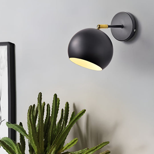 Adjustable Hemispherical Nordic LED Wall Lamp