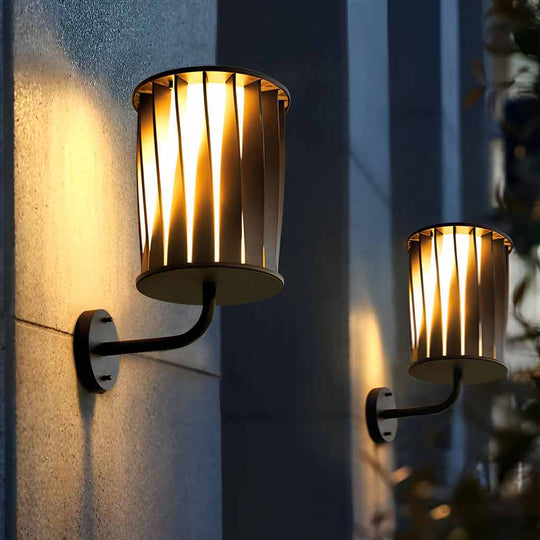 Creative Twisted Modern Outdoor Waterproof Wall Lamp