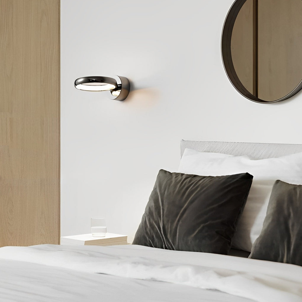 Circular Minimalist Aluminum LED Nordic Wall Lamp