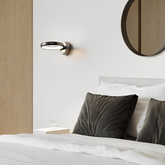 Circular Minimalist Aluminum LED Nordic Wall Lamp