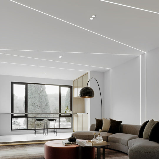 Mini Recessed Invisible LED Strip Cabinet Lights (Set of 4)