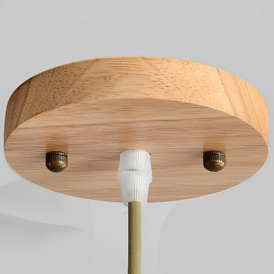 Round Bamboo Hand Woven Pendant Light – Nature Inspired Country Ceiling Light